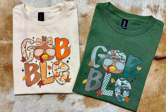 Gobble Gobble Girls Tee