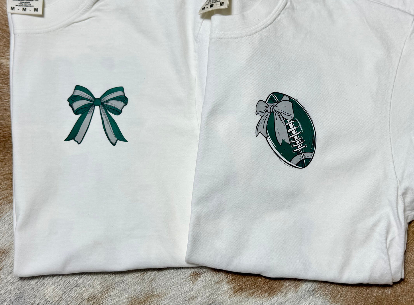 Football & Bow T-Shirt