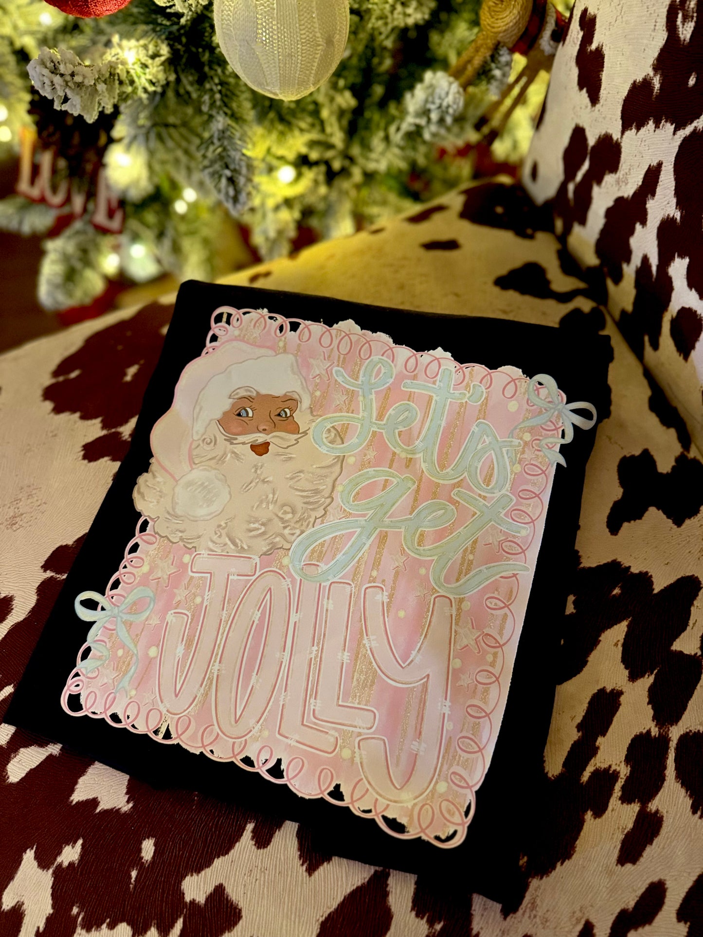 Comfort Colors Short Sleeve- Let's Get Jolly