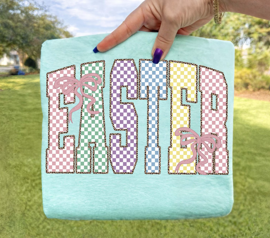 Retro Pastel Easter Statement Tee