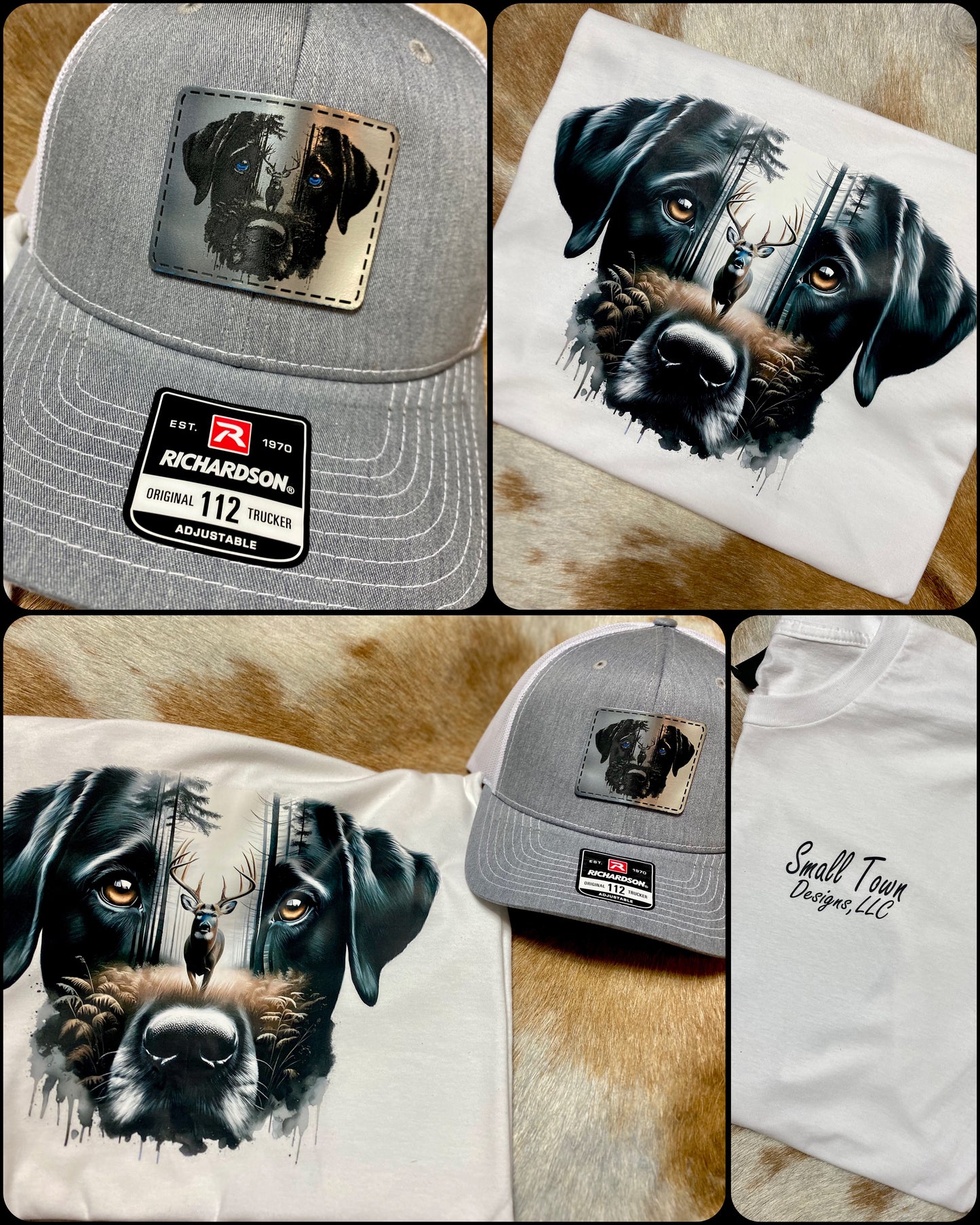 Deer Dog T-Shirt & Hat Combo