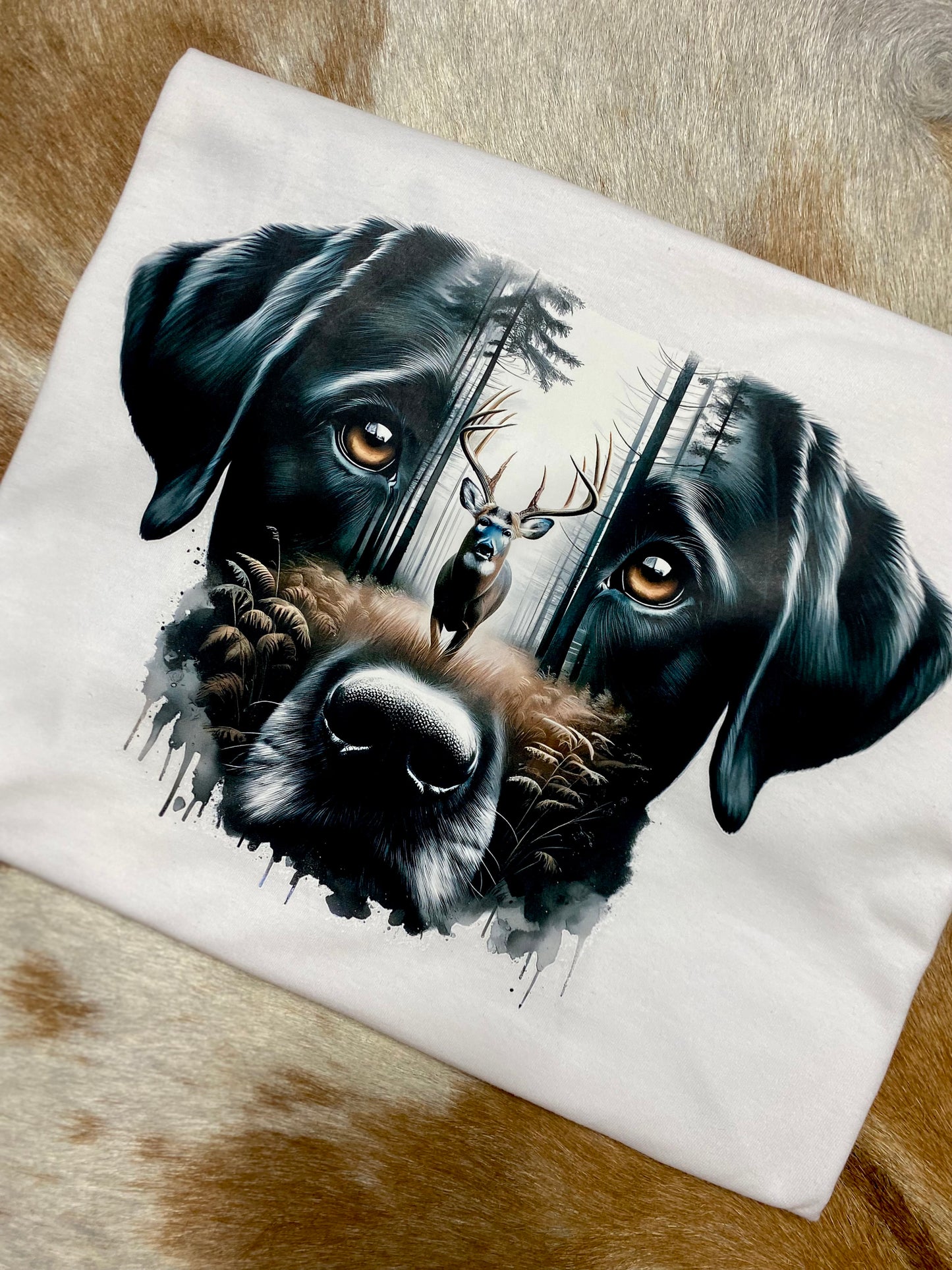 Deer Dog T-Shirt & Hat Combo