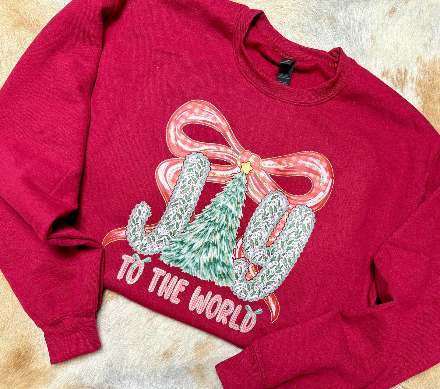 Joy To The World Sweatshirt- Gildan