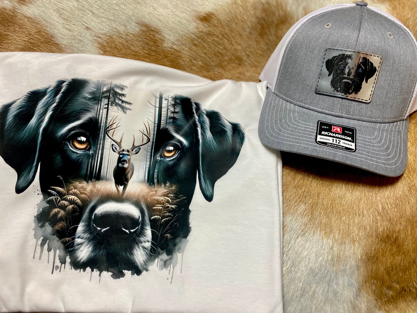 Deer Dog T-Shirt & Hat Combo