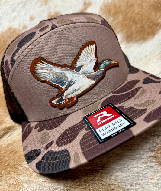 Richardson Flat Bill Duck Hunting Camo Hat