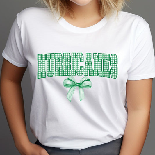 Hurricanes Coquette Bow Watercolor Design Sweatshirt