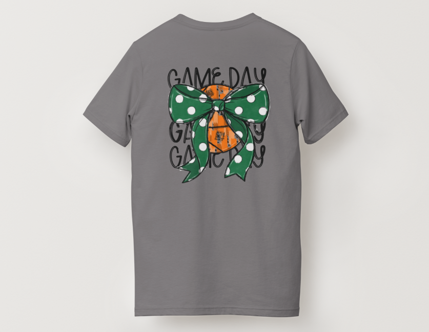 Basketball Front and Back Design T-Shirt