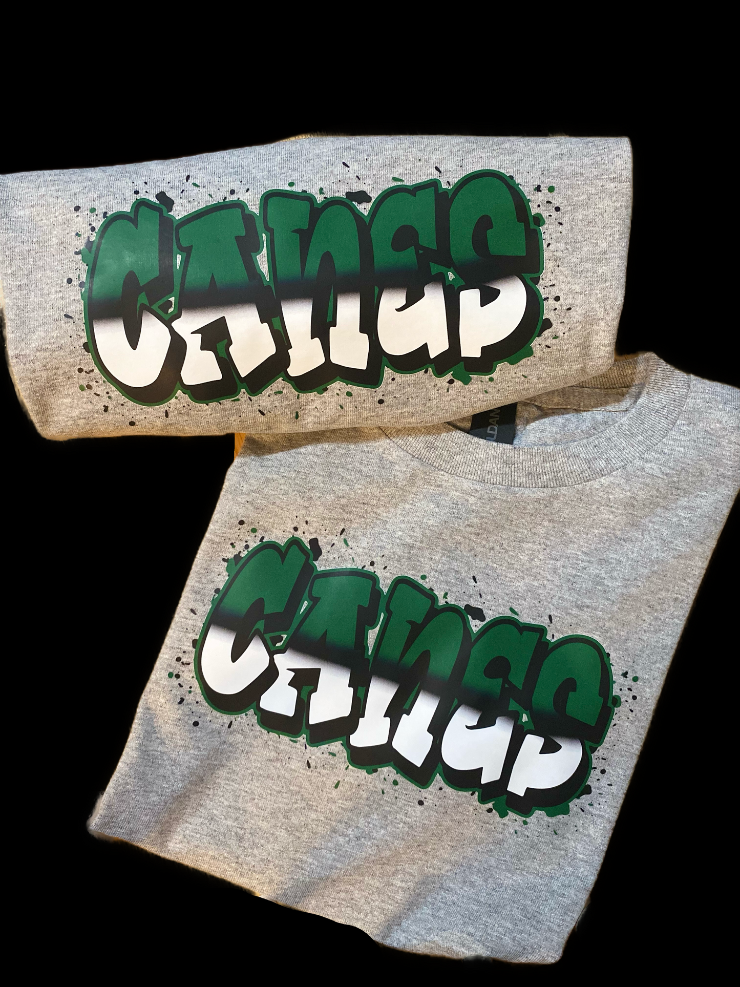 Canes Green and White Design Sweatshirt