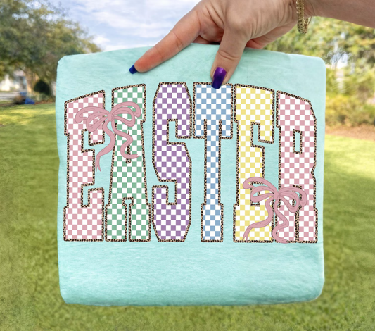 Retro Pastel Easter Statement Tee