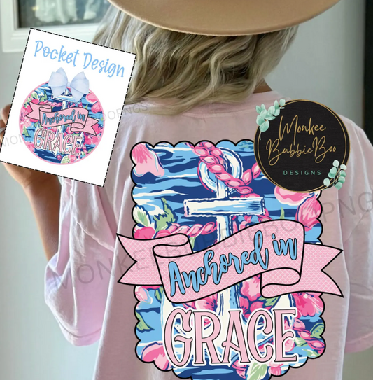 Anchored In Grace Southern Tee