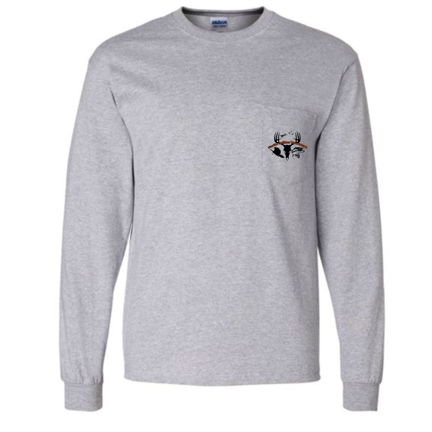 Long Sleeve with Pocket-Sport Grey