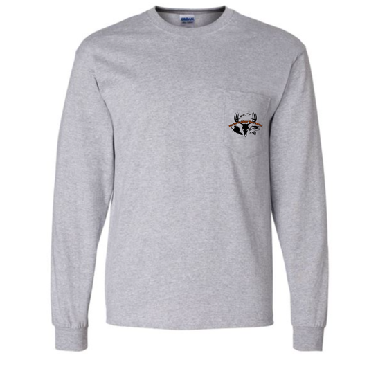 Long Sleeve with Pocket-Sport Grey