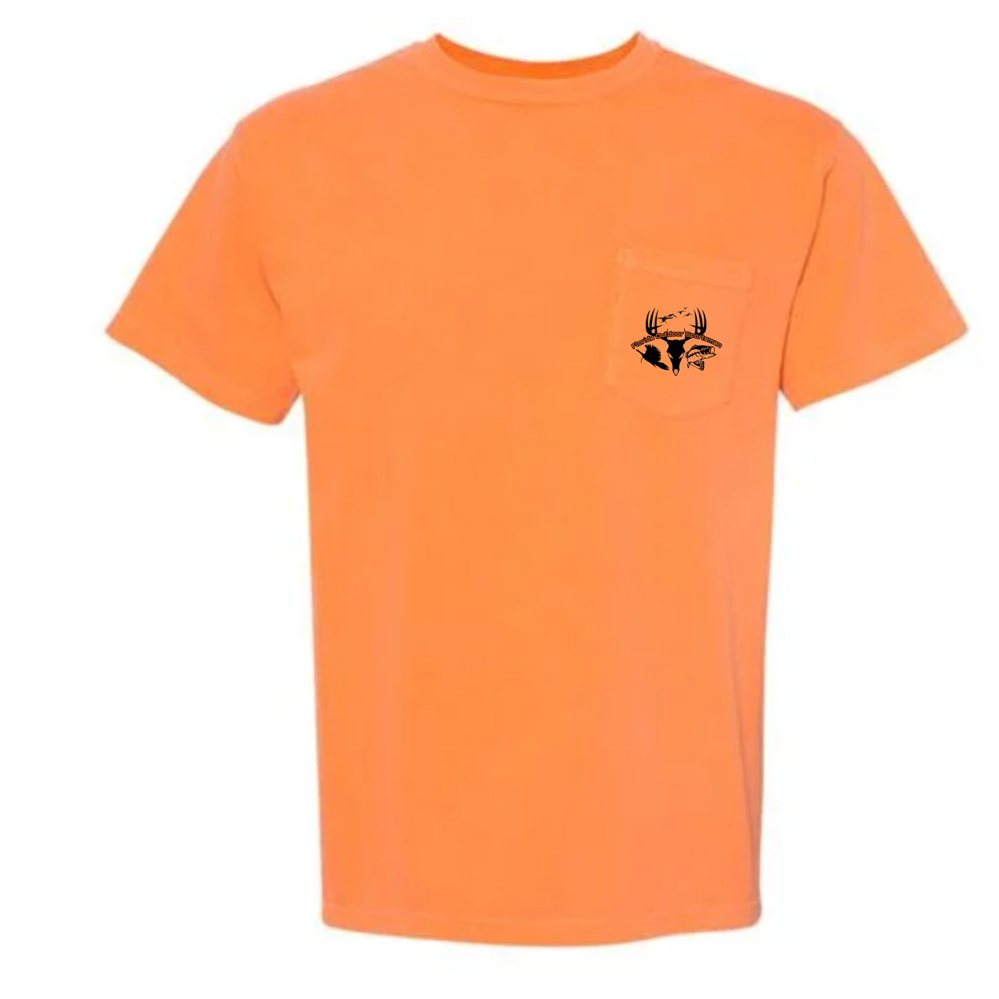 Short Sleeve with Pocket- Burnt Orange