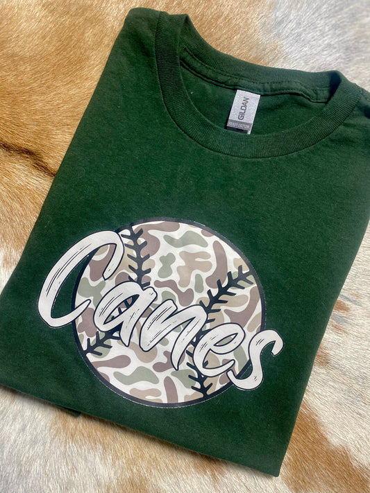 Camo- Canes baseball